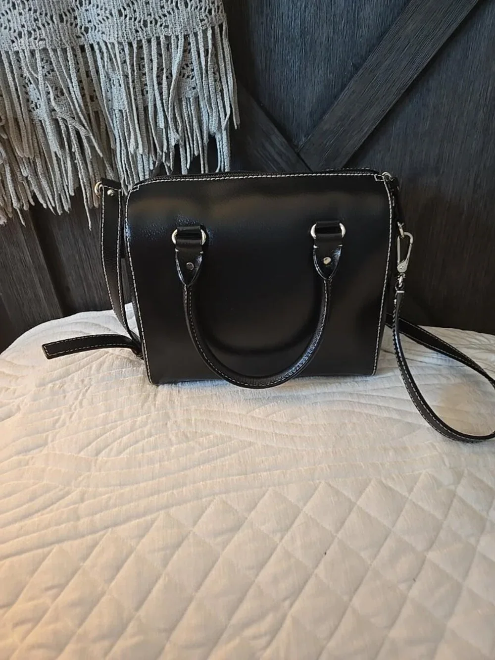 Kate Spade New York Leather Satchel Crossbody - Gently Used